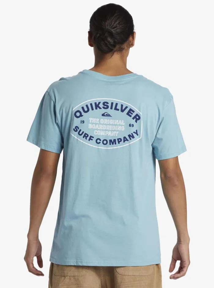 Quiksilver Stay In Bounds TShirt Reef Waters Mens Tees
