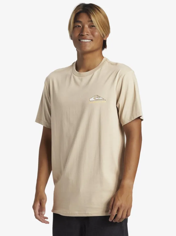 Quiksilver Step Up TShirt Plaza Taupe Mens Tees Quiksilver Step Up TShirt Plaza Taupe Mens Tees