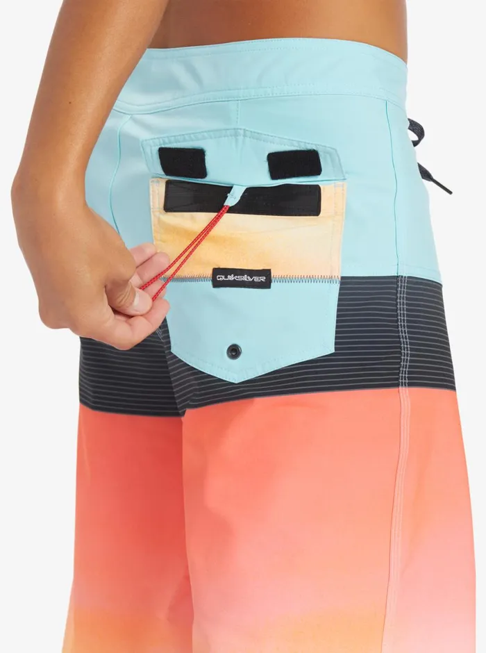 Quiksilver Surfsilk Panel 20034 Boardshorts Angel Blue Mens Shorts and Amphibians Quiksilver Surfsilk Panel 20034 Boardshorts Angel Blue Mens Shorts and Amphibians