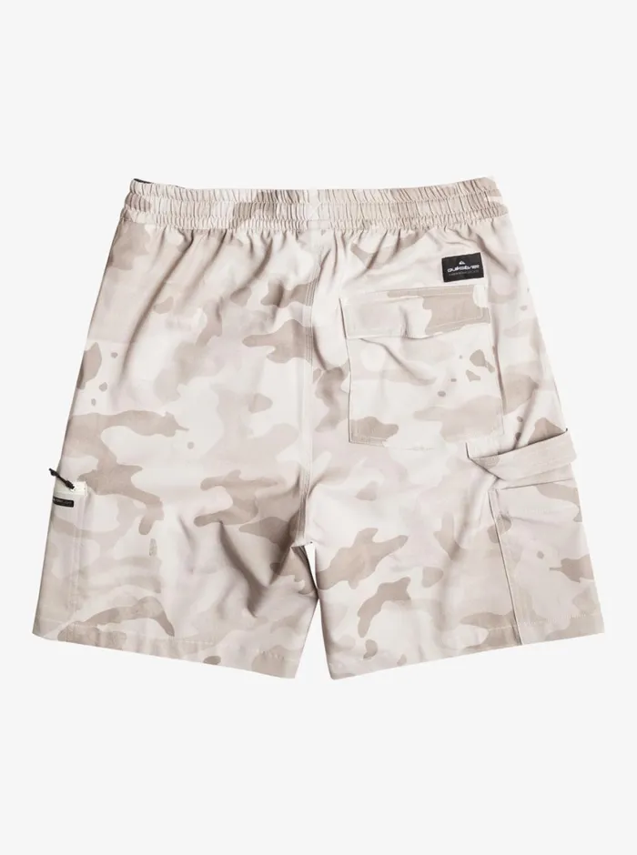 Quiksilver Taxer Cargo 18034 Amphibian Boardshorts Birch Mens Shorts and Amphibians