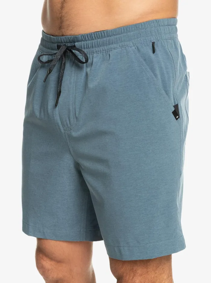 Quiksilver Taxer Heather 18034 Amphibian Boardshorts Bering Sea Mens Shorts and Amphibians Quiksilver Taxer Heather 18034 Amphibian Boardshorts Bering Sea Mens Shorts and Amphibians