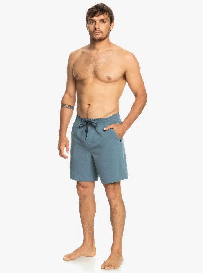 Quiksilver Taxer Heather 18034 Amphibian Boardshorts Bering Sea Mens Shorts and Amphibians Quiksilver Taxer Heather 18034 Amphibian Boardshorts Bering Sea Mens Shorts and Amphibians
