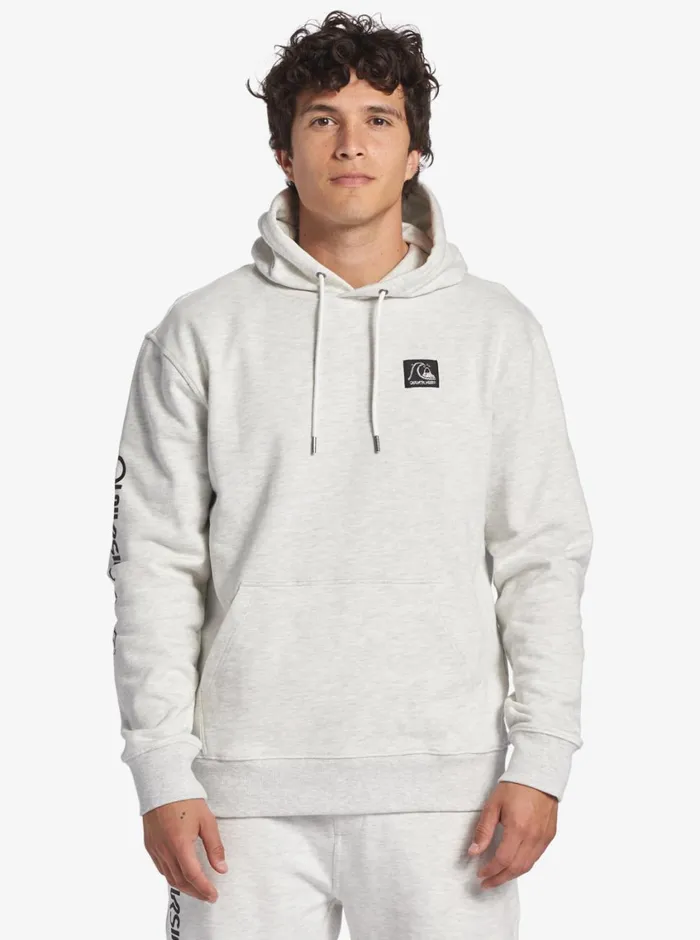 Quiksilver The Original Hoodie White Marble Heather Mens Sweatshirts and Hoodies Quiksilver The Original Hoodie White Marble Heather Mens Sweatshirts and Hoodies