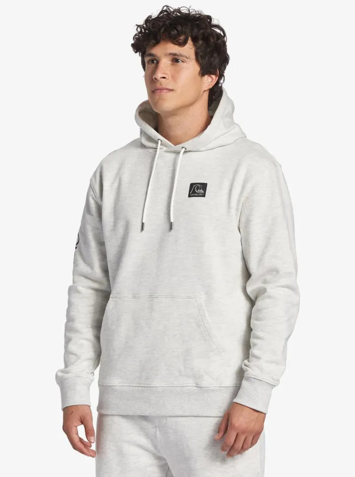 Quiksilver The Original Hoodie White Marble Heather Mens Sweatshirts and Hoodies Quiksilver The Original Hoodie White Marble Heather Mens Sweatshirts and Hoodies