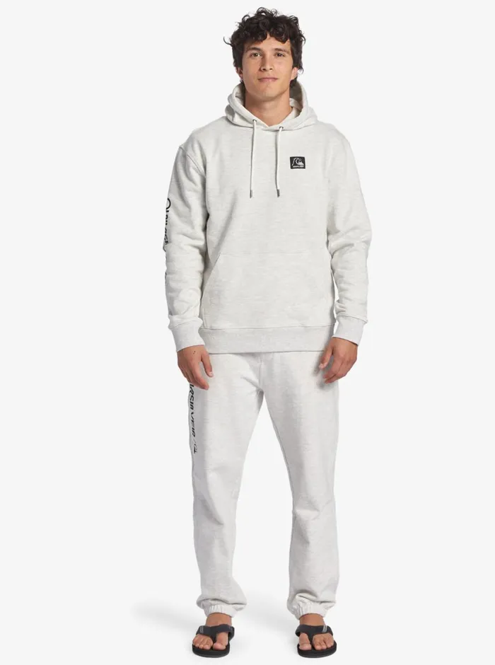 Quiksilver The Original Hoodie White Marble Heather Mens Sweatshirts and Hoodies Quiksilver The Original Hoodie White Marble Heather Mens Sweatshirts and Hoodies