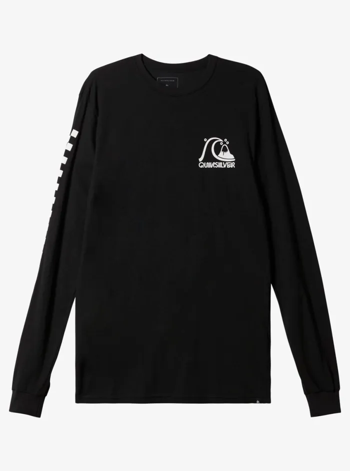 Quiksilver The Original Long Sleeve TShirt Black Mens Tees