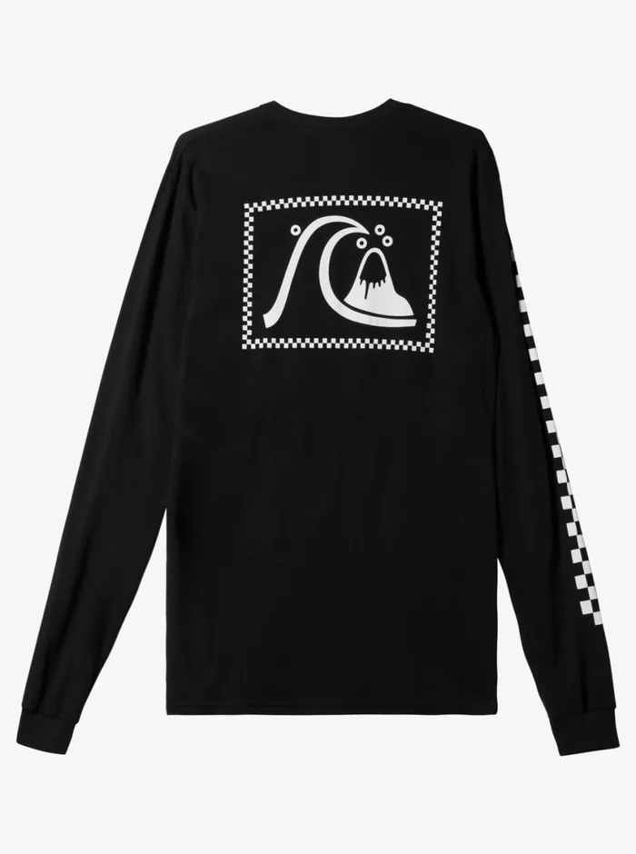 Quiksilver The Original Long Sleeve TShirt Black Mens Tees