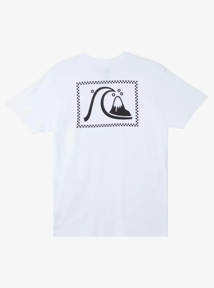 Quiksilver The Original Tshirt White Mens Tees Quiksilver The Original Tshirt White Mens Tees