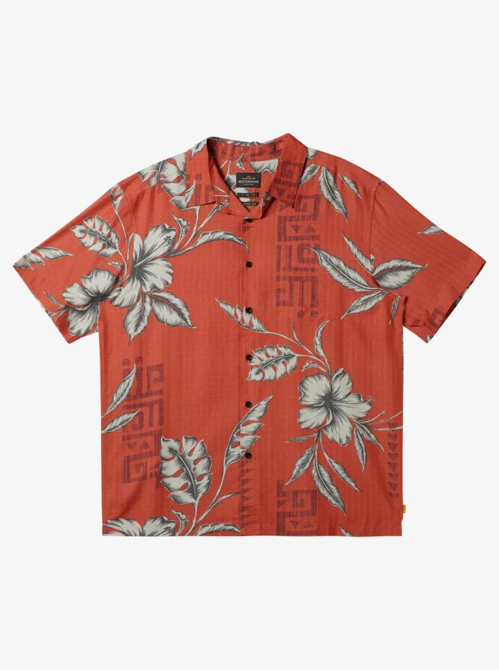 Quiksilver Troppo Woven Shirt Mango Troppo Woven MensWaterman Shirts and Polos Quiksilver Troppo Woven Shirt Mango Troppo Woven MensWaterman Shirts and Polos