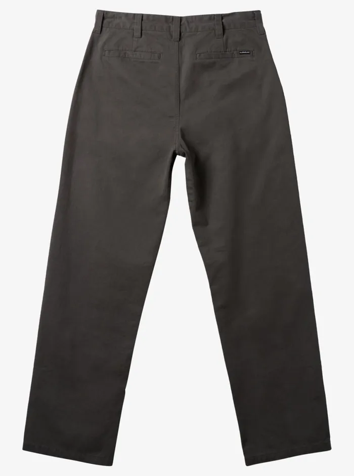 Quiksilver Wilde Chino Pants Iron Gate Mens Pants Quiksilver Wilde Chino Pants Iron Gate Mens Pants