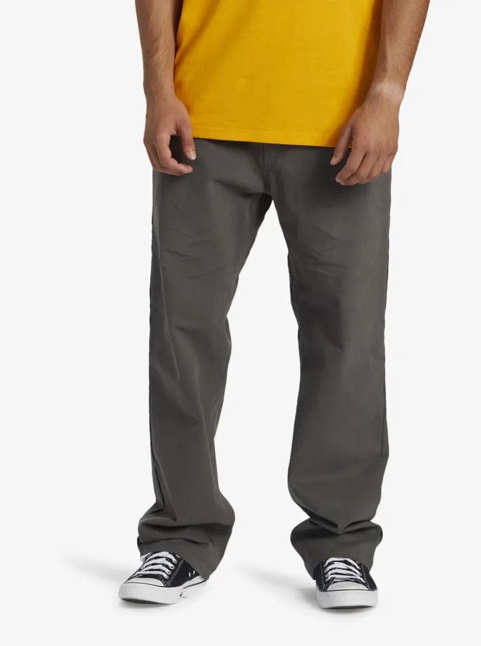 Quiksilver Wilde Chino Pants Iron Gate Mens Pants Quiksilver Wilde Chino Pants Iron Gate Mens Pants