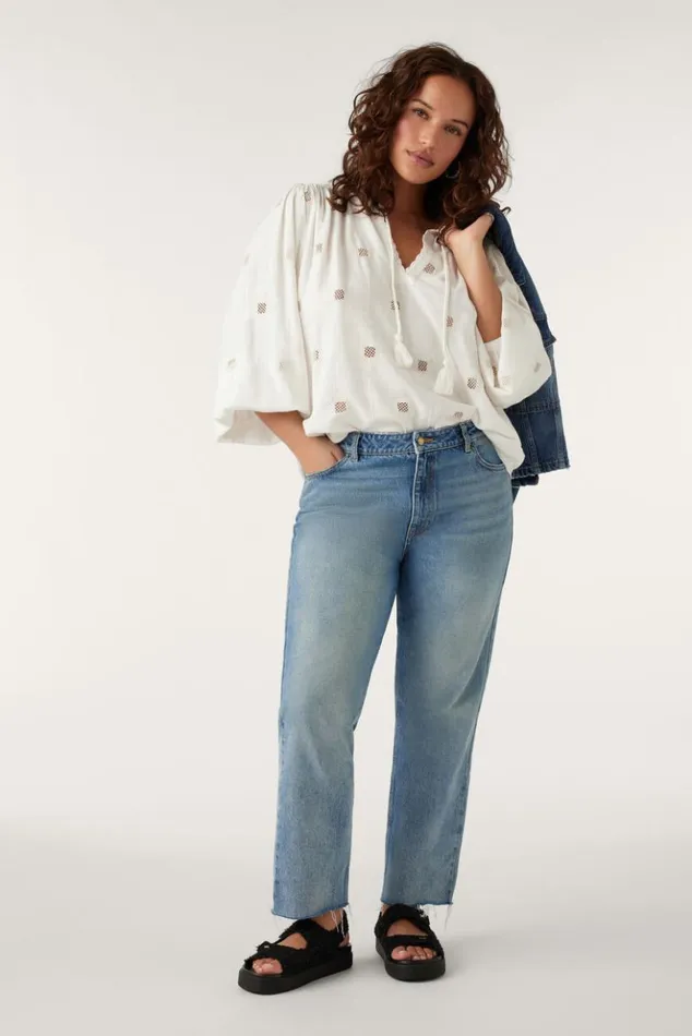 RavelOpenwork Blouse Clothing Baandsh Tops and Shirts
