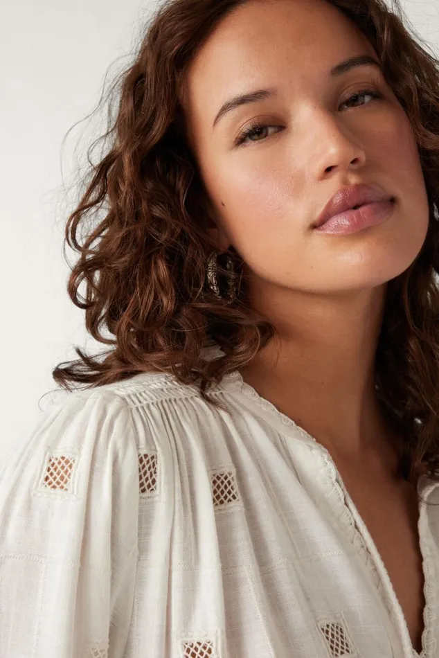 RavelOpenwork Blouse Clothing Baandsh Tops and Shirts