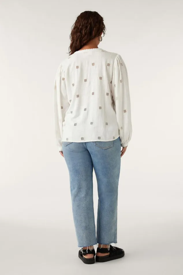 RavelOpenwork Blouse Clothing Baandsh Tops and Shirts