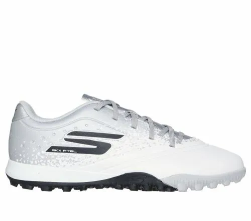 Razor 15 Jr Youth TF White Silver Kids SKECHERS Big Kids UK Sizes 36