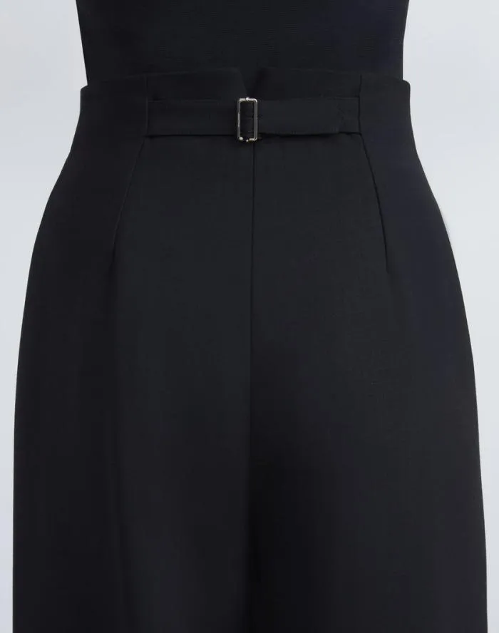 Ready To Wear Responsible Wool Double Face Thames Pant Black Lafayette 148 New York Suits