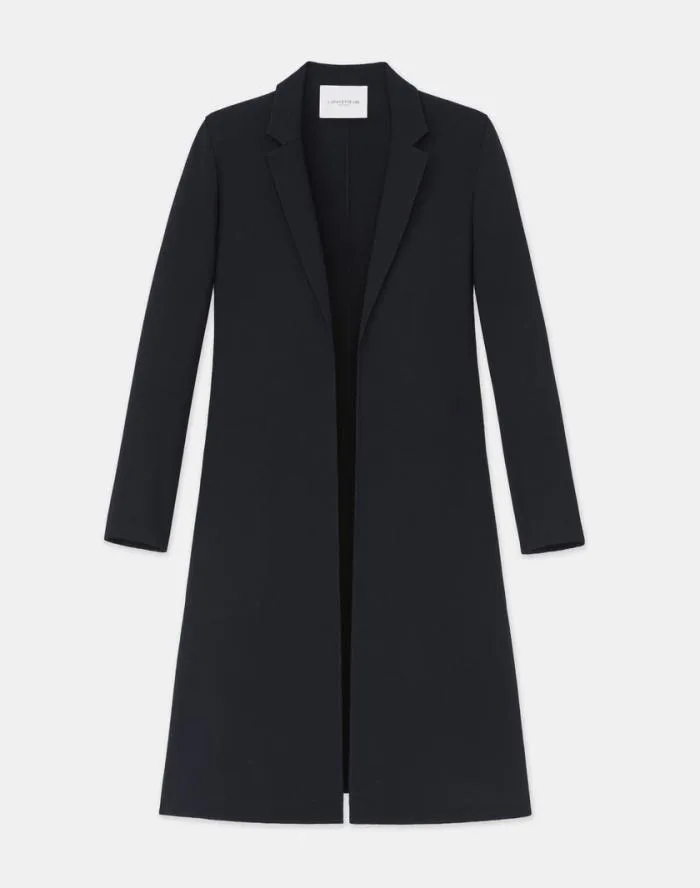 Ready To Wear Responsible Wool Nouveau Crepe ALine Jacket Black Lafayette 148 New York Jackets and Blazers Ready To Wear Responsible Wool Nouveau Crepe ALine Jacket Black Lafayette 148 New York Jackets and Blazers