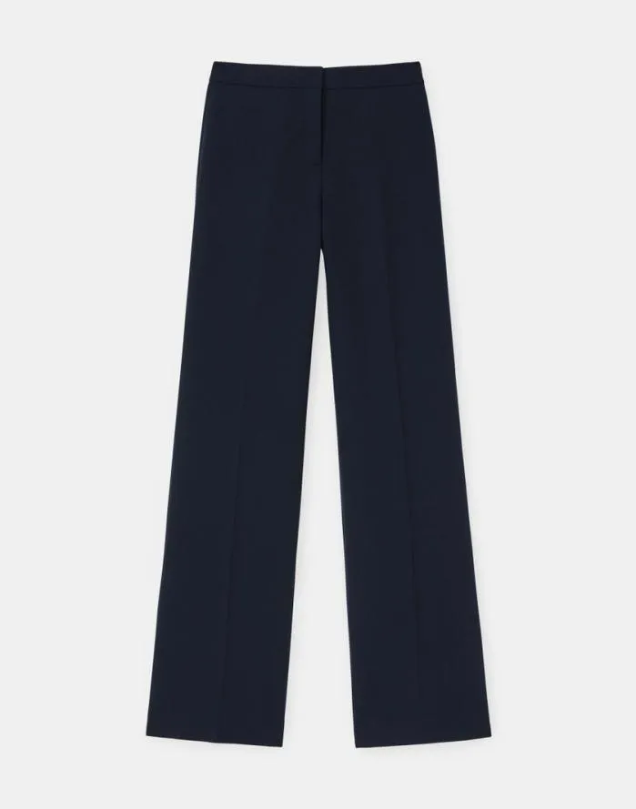 Ready To Wear Responsible Wool Nouveau Crepe Dalton Pant Black Lafayette 148 New York Pants and Shorts
