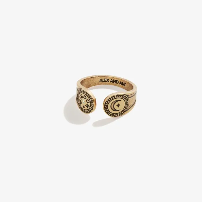 Rings Women Alex And Ani Moon Motivation Ring Wrap Rafaelian Gold