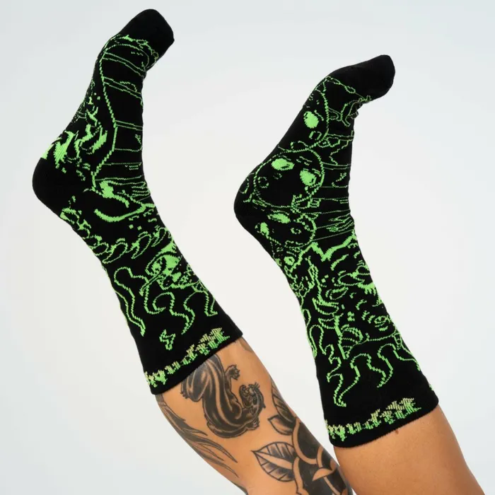 Ripndip Horntail Socks Black Shop Socks Ripndip Horntail Socks Black Shop Socks