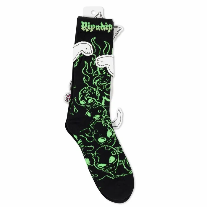 Ripndip Horntail Socks Black Shop Socks Ripndip Horntail Socks Black Shop Socks