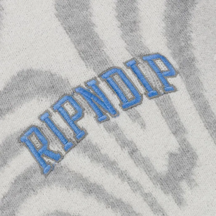 Ripndip Hypnotic Team Spirit Knit Cardigan GreyLight Blue Knits Sweaters Ripndip Hypnotic Team Spirit Knit Cardigan GreyLight Blue Knits Sweaters