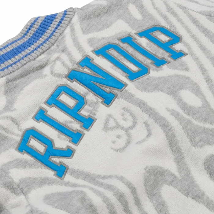 Ripndip Hypnotic Team Spirit Knit Cardigan GreyLight Blue Knits Sweaters Ripndip Hypnotic Team Spirit Knit Cardigan GreyLight Blue Knits Sweaters