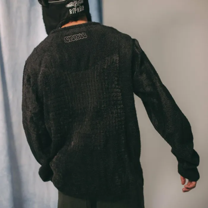 Ripndip Internal Mohair Sweater Black Knits Sweaters Ripndip Internal Mohair Sweater Black Knits Sweaters