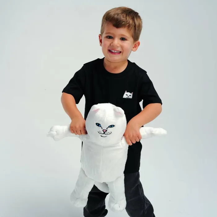 Ripndip Lord Nermal Kid Pocket Tee Black Short Sleeve Tees Ripndip Lord Nermal Kid Pocket Tee Black Short Sleeve Tees
