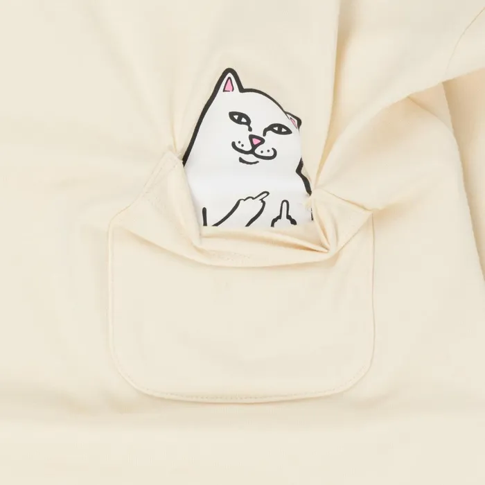Ripndip Lord Nermal Pocket Tee Natural Lord Nermal Tees