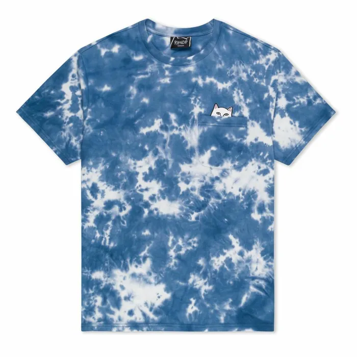 Ripndip Lord Nermal Pocket Tee Slate Lightning Wash Lord Nermal Tees Ripndip Lord Nermal Pocket Tee Slate Lightning Wash Lord Nermal Tees