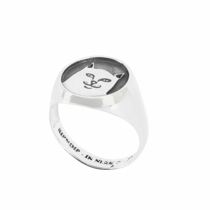 Ripndip Nermal Ring Silver Jewelry