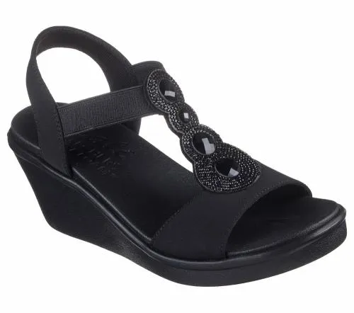 Rumble On 8211 Slay Queen Black Women SKECHERS Wedges