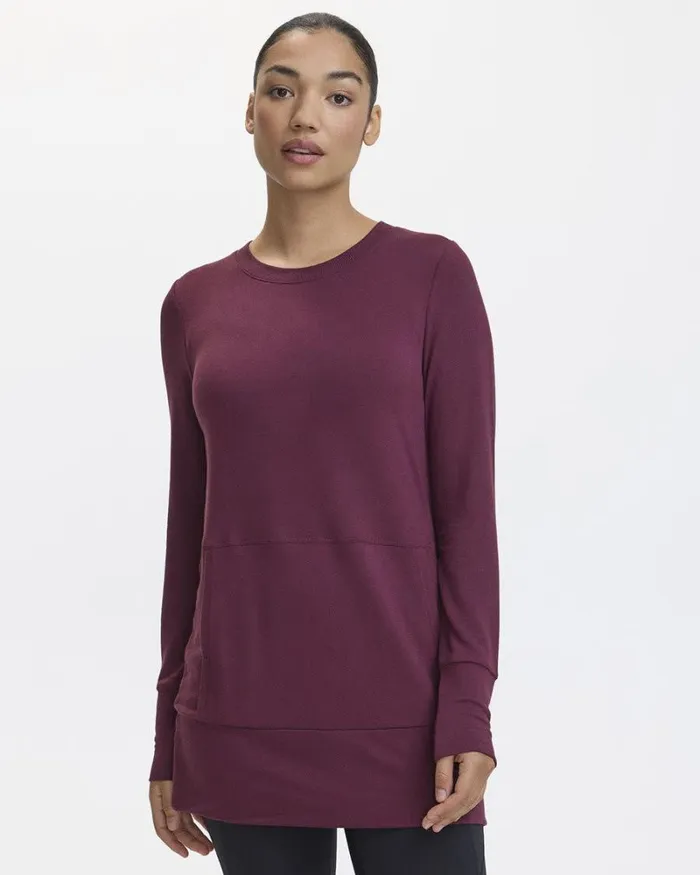 RWandCO Activewear LongSleeve Tunic With Front Pocket 8211 Hyba 124 Regular 124 Reitmans Port Royal 8211 Women RWandCO Activewear LongSleeve Tunic With Front Pocket 8211 Hyba 124 Regular 124 Reitmans Port Royal 8211 Women