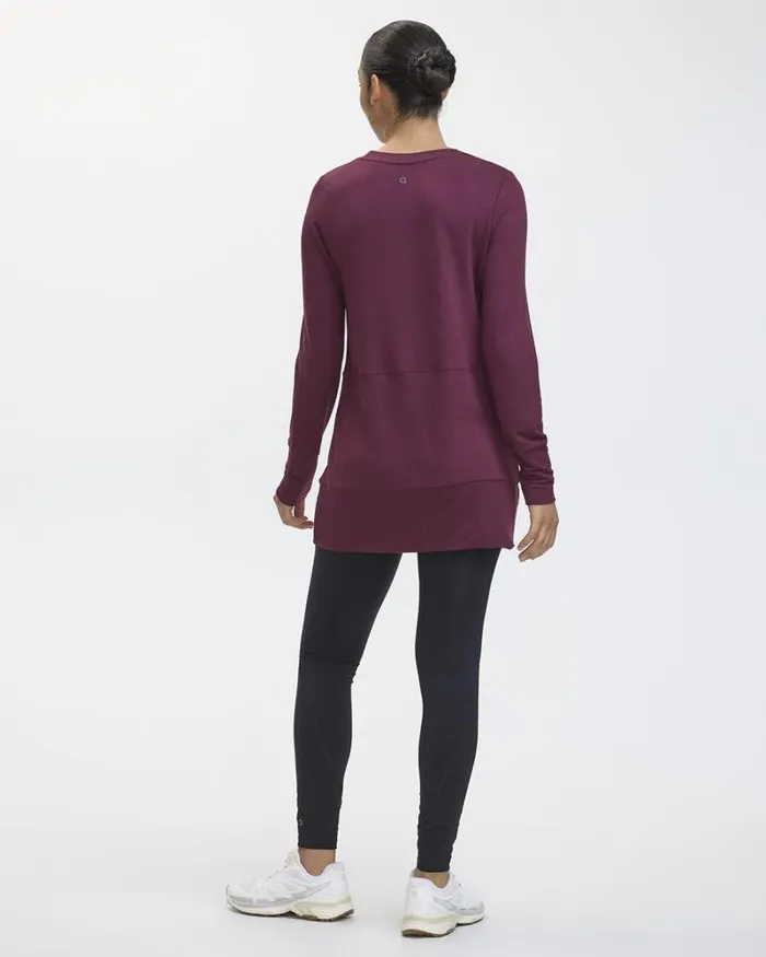RWandCO Activewear LongSleeve Tunic With Front Pocket 8211 Hyba 124 Regular 124 Reitmans Port Royal 8211 Women