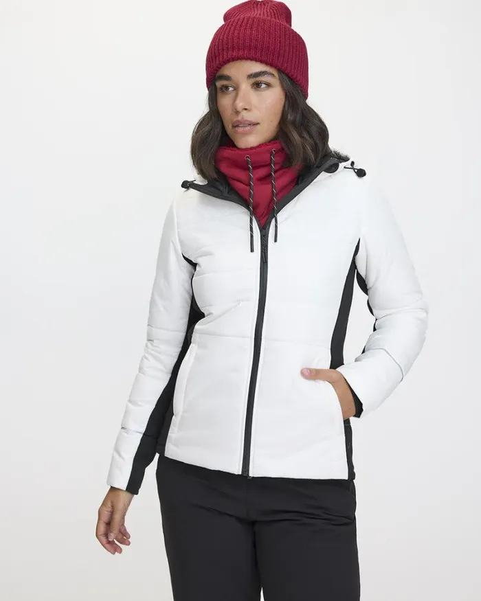 RWandCO Activewear MixMedia Quilted Jacket 8211 Hyba 124 Regular 124 Reitmans Coconut Milk 8211 Women RWandCO Activewear MixMedia Quilted Jacket 8211 Hyba 124 Regular 124 Reitmans Coconut Milk 8211 Women