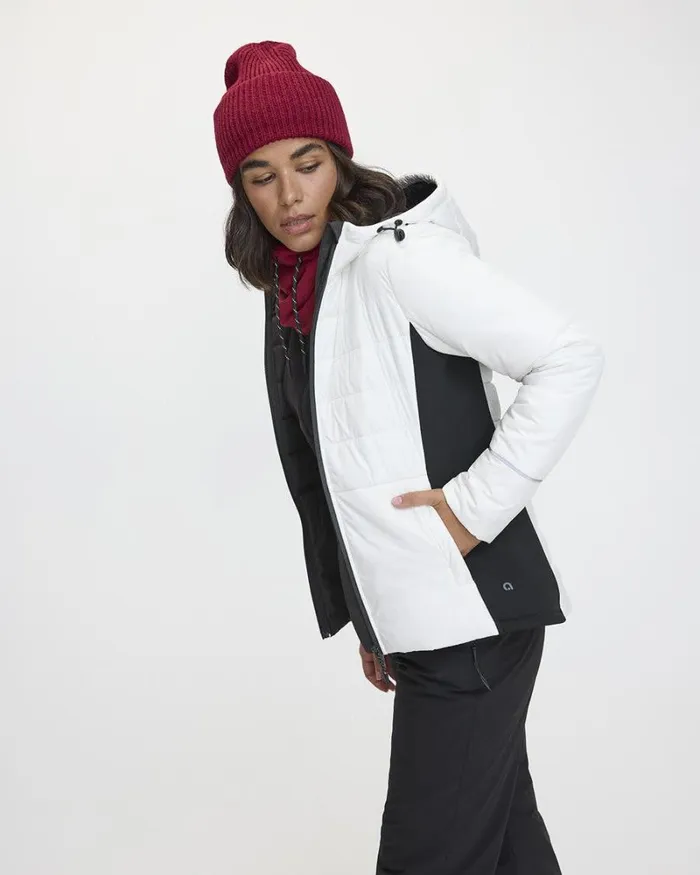RWandCO Activewear MixMedia Quilted Jacket 8211 Hyba 124 Regular 124 Reitmans Coconut Milk 8211 Women RWandCO Activewear MixMedia Quilted Jacket 8211 Hyba 124 Regular 124 Reitmans Coconut Milk 8211 Women