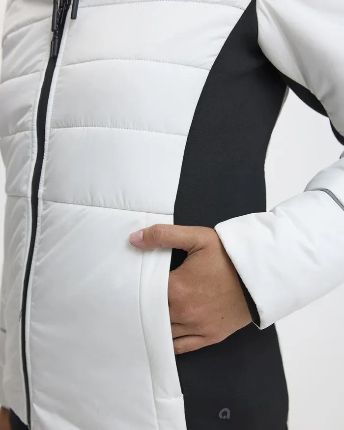 RWandCO Activewear MixMedia Quilted Jacket 8211 Hyba 124 Regular 124 Reitmans Coconut Milk 8211 Women RWandCO Activewear MixMedia Quilted Jacket 8211 Hyba 124 Regular 124 Reitmans Coconut Milk 8211 Women