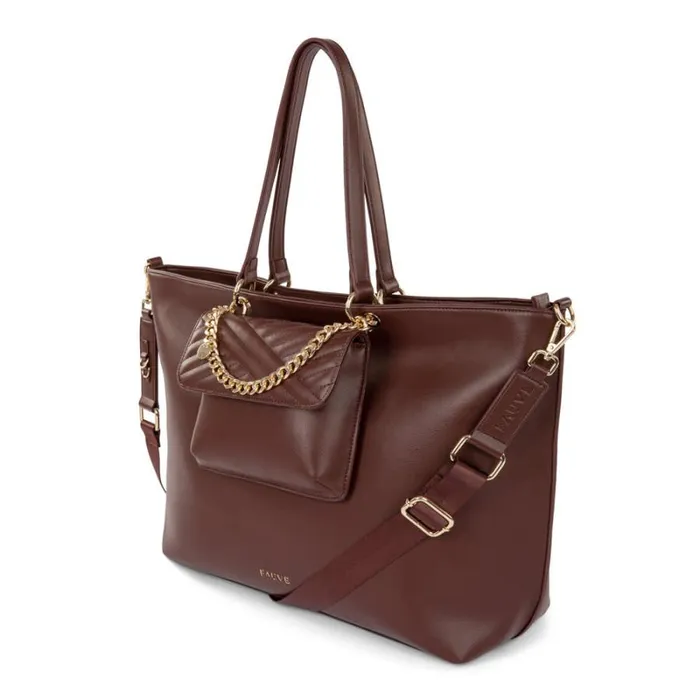 RWandCO Bags Bugatti Fauve Collection Tote Bag Dark Red 8211 Women