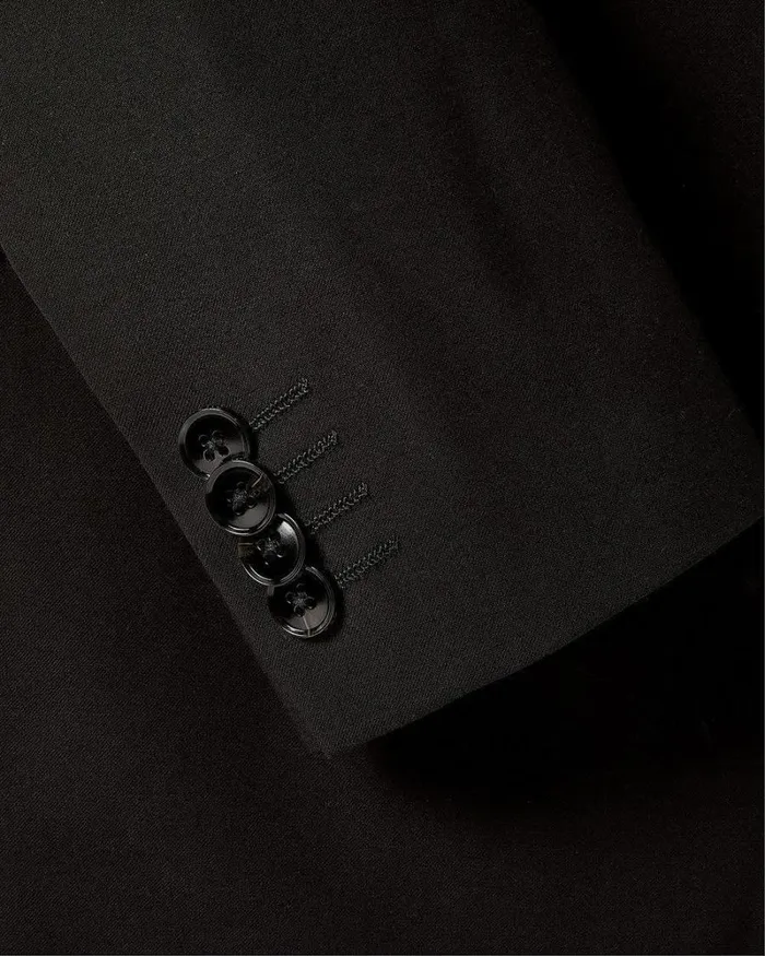 RWandCO Blazers Essential Black WoolBlend Suit Blazer Black 8211 Men RWandCO Blazers Essential Black WoolBlend Suit Blazer Black 8211 Men