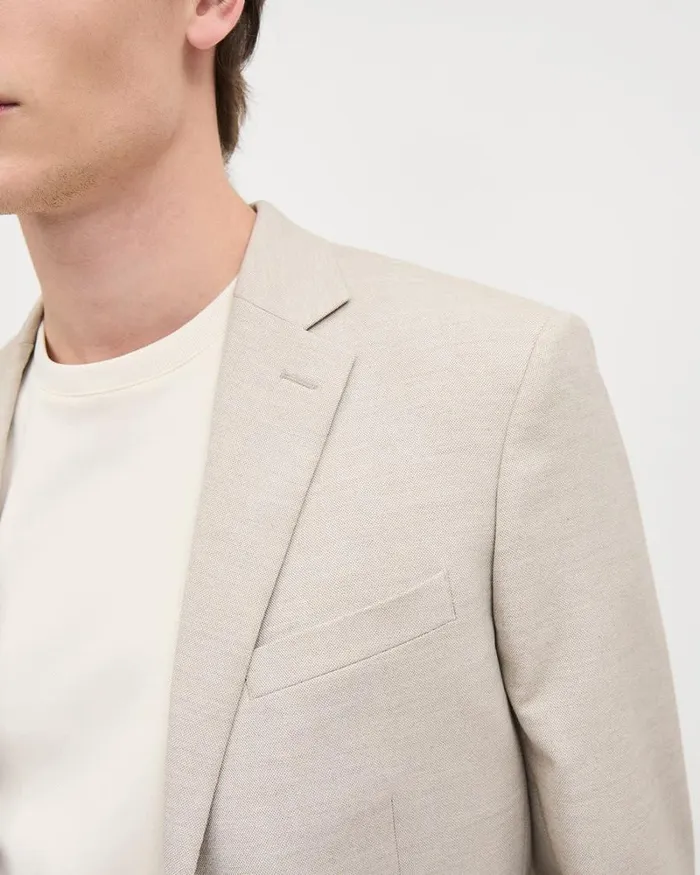 RWandCO Blazers SlimFit Tech Suit Blazer Travertine 8211 Men RWandCO Blazers SlimFit Tech Suit Blazer Travertine 8211 Men