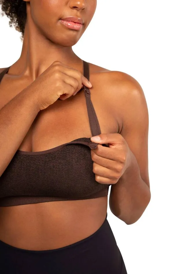 RWandCO Bras and Intimates Bella Active Maternity Nursing Bra 8211 Modern Eternity Maternity Dark Brown 8211 Women RWandCO Bras and Intimates Bella Active Maternity Nursing Bra 8211 Modern Eternity Maternity Dark Brown 8211 Women