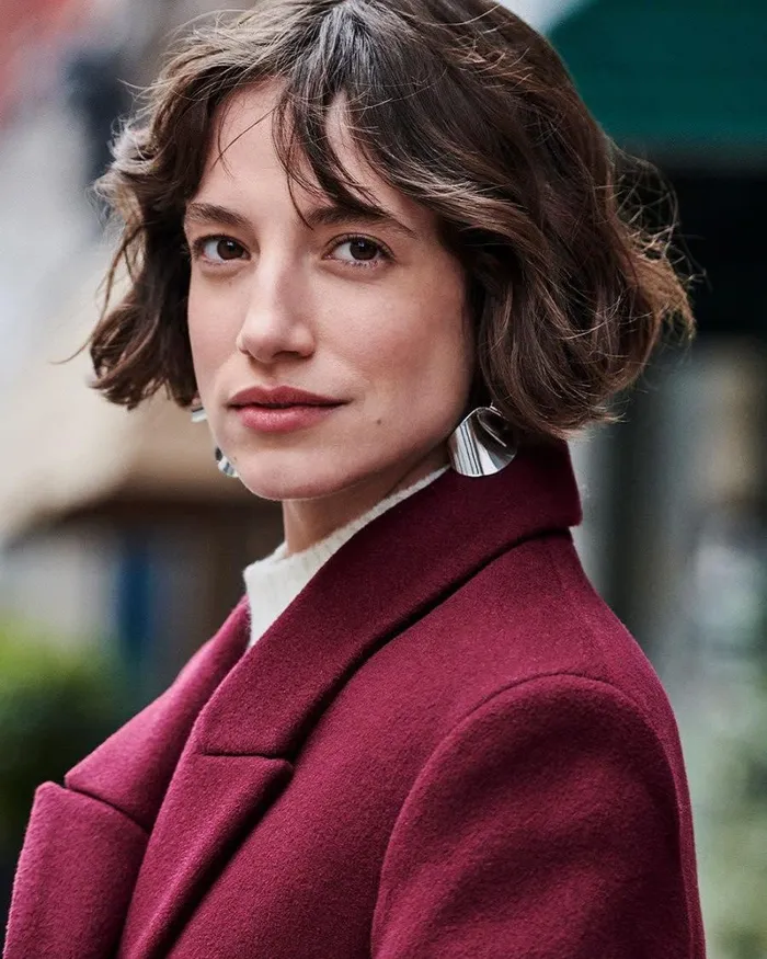 RWandCO Coats and Jackets Oversized DoubleBreasted Wool Coat Windsor Wine 8211 Women RWandCO Coats and Jackets Oversized DoubleBreasted Wool Coat Windsor Wine 8211 Women
