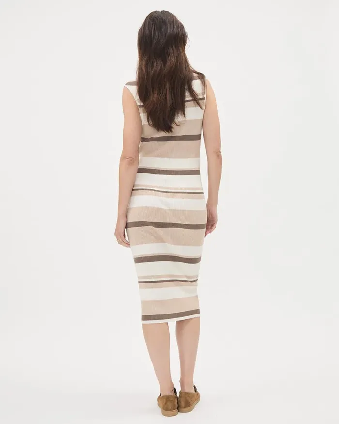 RWandCO Dresses and Jumpsuits ExtendedSleeve Bodycon Sweater Dress 8211 Thyme Maternity Almond Mix Multi 8211 Women RWandCO Dresses and Jumpsuits ExtendedSleeve Bodycon Sweater Dress 8211 Thyme Maternity Almond Mix Multi 8211 Women