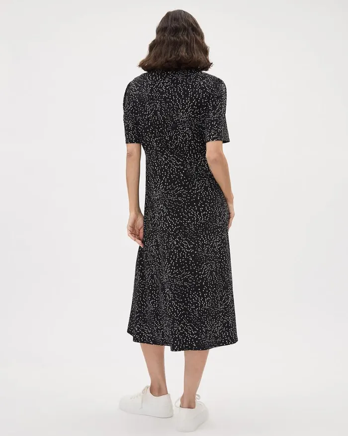 RWandCO Dresses and Jumpsuits ShortSleeve CrewNeck Midi Dress 8211 Thyme Maternity U Shaped All Over 8211 Women RWandCO Dresses and Jumpsuits ShortSleeve CrewNeck Midi Dress 8211 Thyme Maternity U Shaped All Over 8211 Women