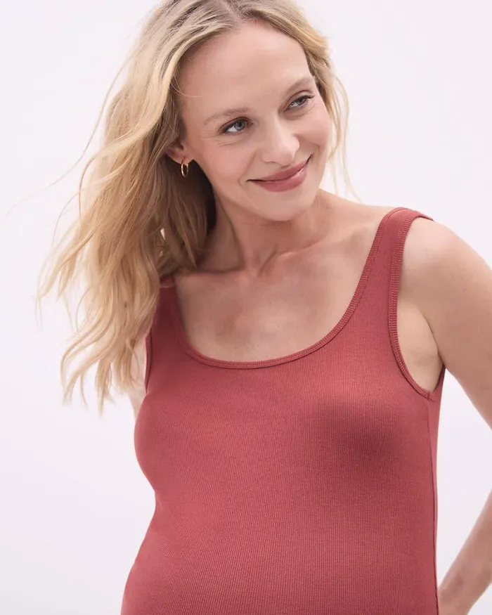 RWandCO Dresses and Jumpsuits Sleeveless Ribbed Midi Dress 8211 Thyme Maternity Cowhide 8211 Women RWandCO Dresses and Jumpsuits Sleeveless Ribbed Midi Dress 8211 Thyme Maternity Cowhide 8211 Women