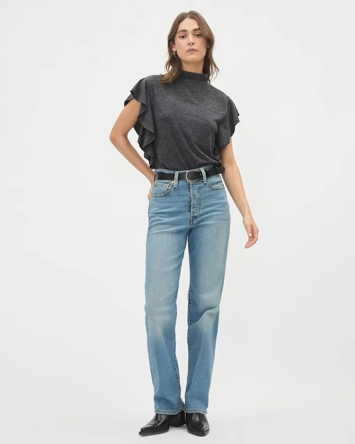 RWandCO Jeans Levi039s 8211 Ribcage FullLength Jeans Ringing Bells 8211 Women RWandCO Jeans Levi039s 8211 Ribcage FullLength Jeans Ringing Bells 8211 Women