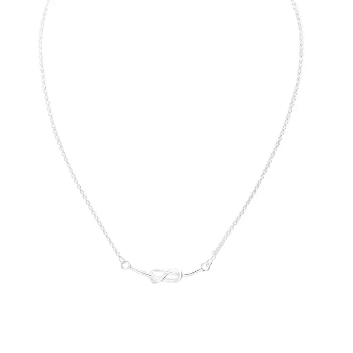 RWandCO Necklaces Sterling Silver Love Knot Necklace By Ag Sterling Silver 8211 Women RWandCO Necklaces Sterling Silver Love Knot Necklace By Ag Sterling Silver 8211 Women