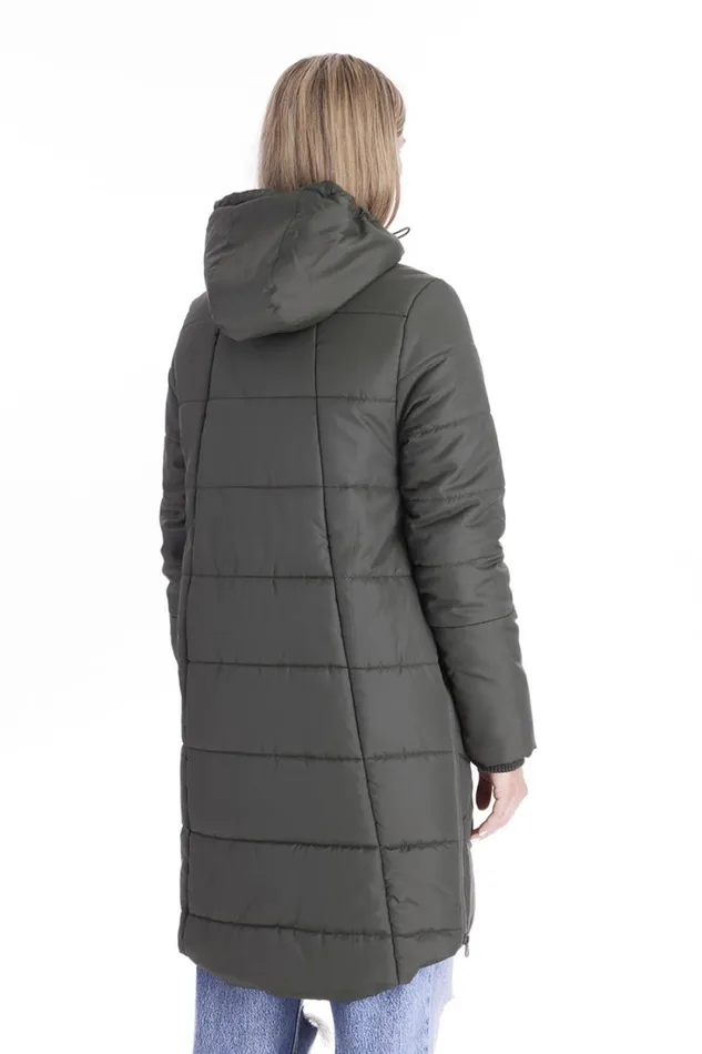 RWandCO Outerwear Harper 8211 3in1 Maternity Coat Cocoon Mid Thigh 8211 Modern Eternity Maternity Medium Green 8211 Women RWandCO Outerwear Harper 8211 3in1 Maternity Coat Cocoon Mid Thigh 8211 Modern Eternity Maternity Medium Green 8211 Women