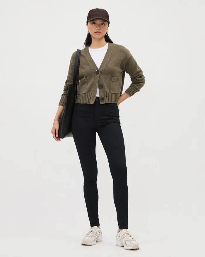 RWandCO Pants Black HighRise Natalie Jegging Black 8211 Women